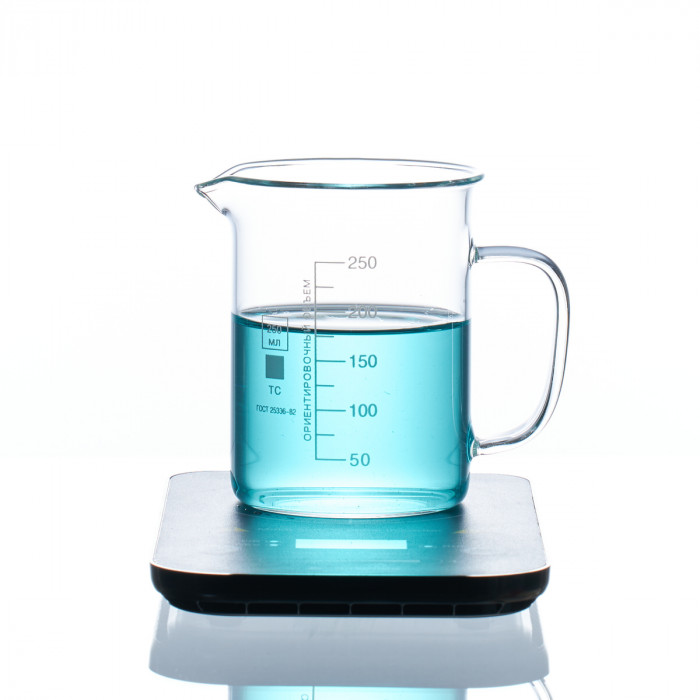 Стакан мерный с ручкой, стекло, 250 мл