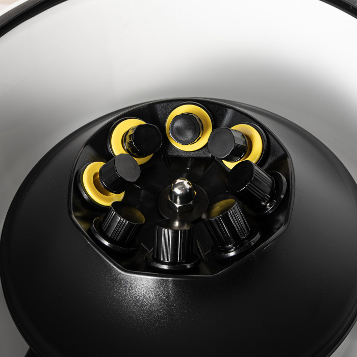 Центрифуга для пробирок 15 мл х 8 шт (2/5/10 мл х 8 шт), 500-4000 об/мин, ускорение 2075 xg, мощность 60 W, цифровое управление, Лаборио LC500-8