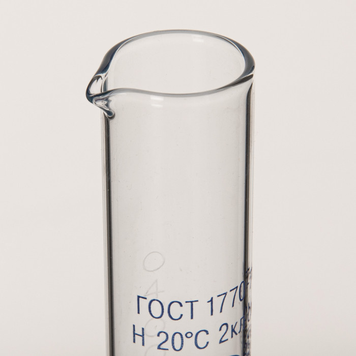 Цилиндр 25 мл (мерный: исполнение 3 - на полиэтиленовом основании) 3-25-2
