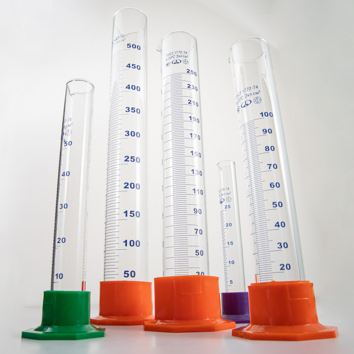 Цилиндр 25 мл (мерный: исполнение 3 - на полиэтиленовом основании) 3-25-2