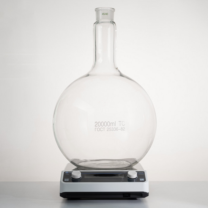 Магнитная мешалка 30 л, 50-1100 об/мин, мощность 20 W, рабочая поверхность 260 мм, двустороннее перемешивание, Лаборио MS30L