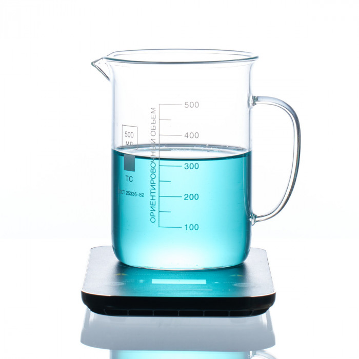 Стакан мерный с ручкой, стекло, 500 мл