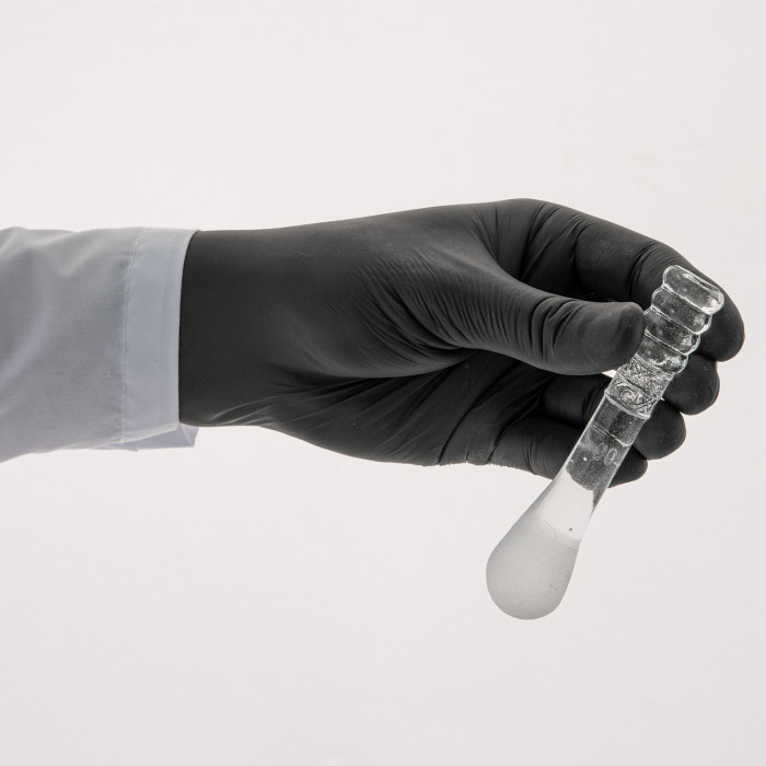 Ступка стеклянная с пестиком, диаметр 90 мм