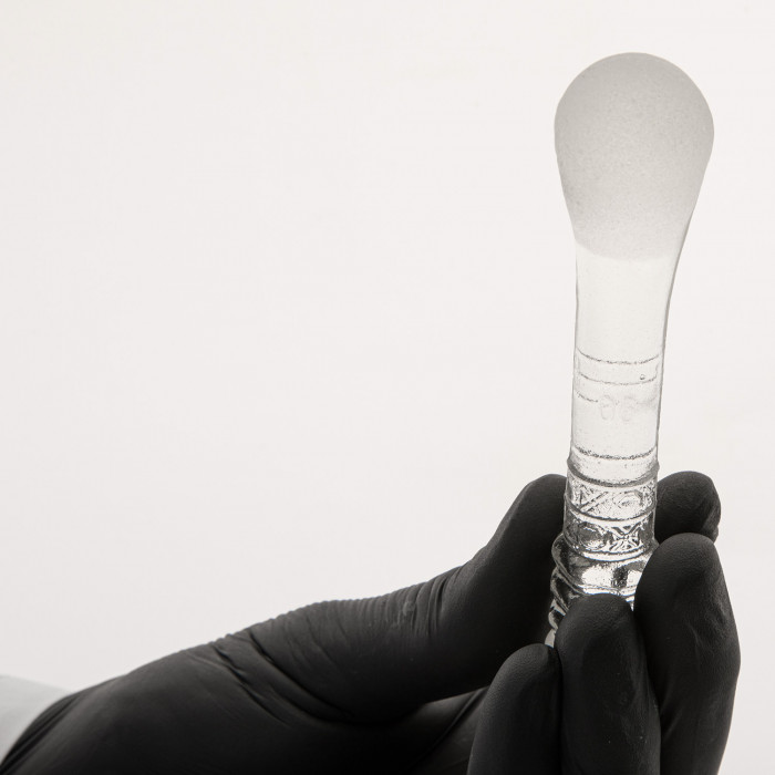 Ступка стеклянная с пестиком, диаметр 90 мм