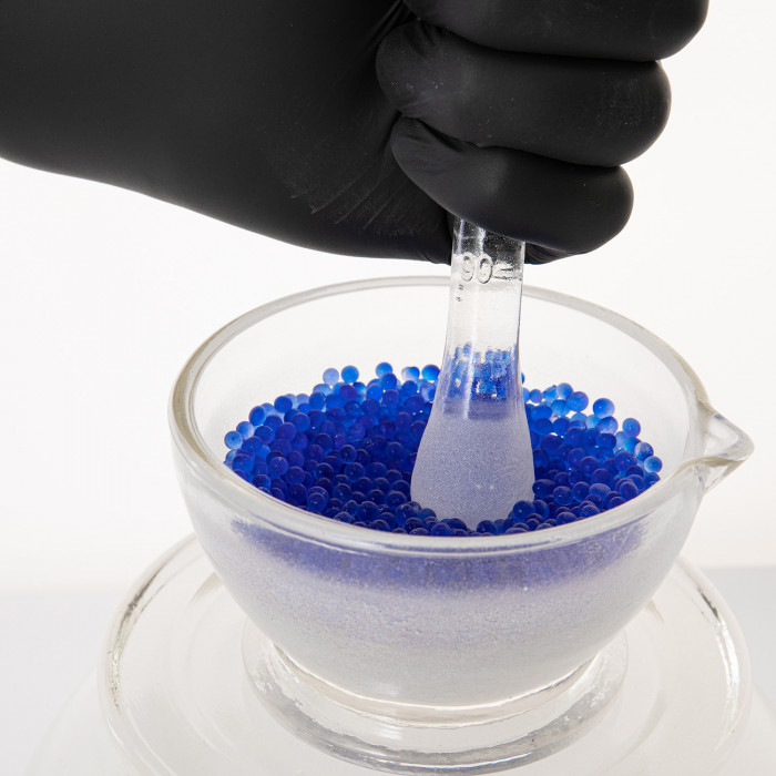 Ступка стеклянная с пестиком, диаметр 90 мм