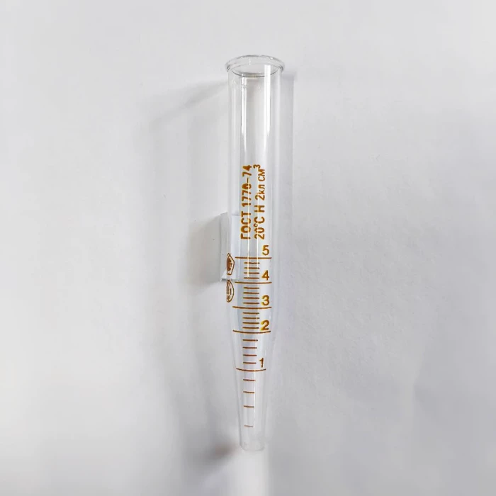Пробирка лабораторная (коническая центрифужная градуированная) П-1-5-0,1 ТС (Не внесена в ГРСИ)