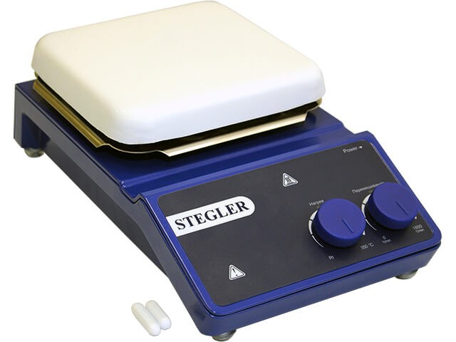 Мешалка магнитная Stegler HS-Pro (20 л, 200...1500 об/мин, 380 °С)