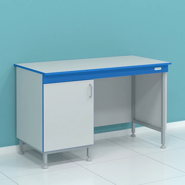 Стол пристенный однотумбовый с дверцей (высота 750 мм) СТ.СП1Д.120.60.75 КГ