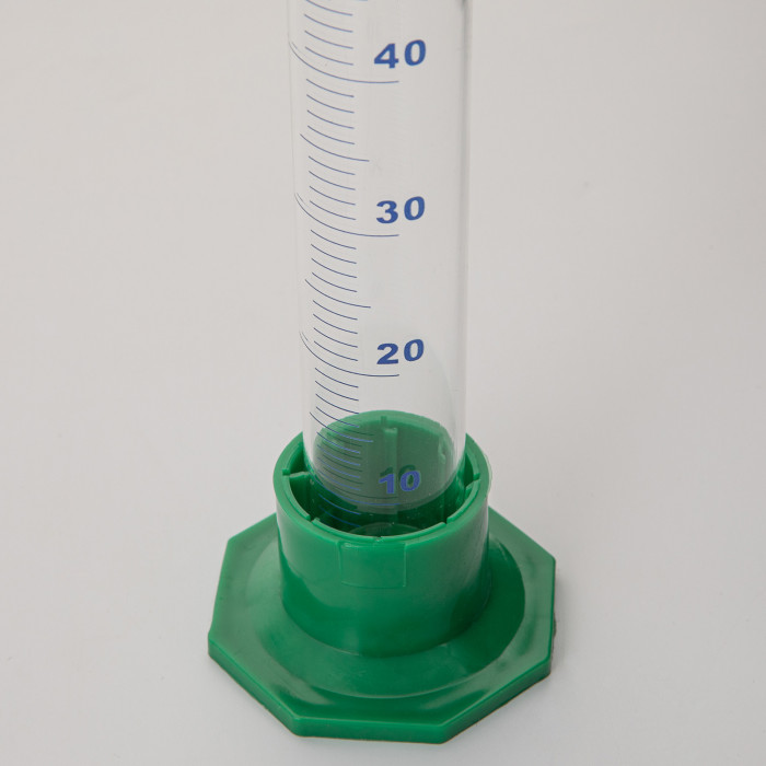 Цилиндр 50 мл (мерный: исполнение 3 - на полиэтиленовом основании), Цилиндр 3-50-2