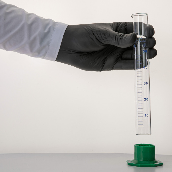 Цилиндр 50 мл (мерный: исполнение 3 - на полиэтиленовом основании), Цилиндр 3-50-2