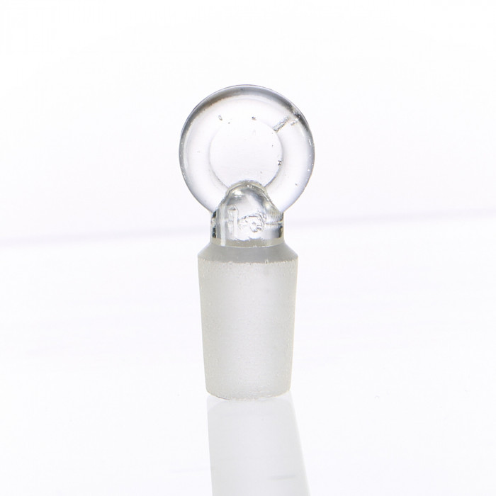 Колба лабораторная ( мерная: исполнение 2 - с одной меткой и пришлифованной пробкой) Колба-2-200-2, конус 14/23