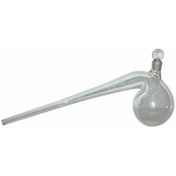 Реторта 250 мл, с притертой стеклянной пробкой, Лаборио