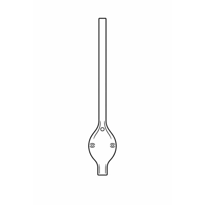Палочка для перемешивания стеклянная 6-7х450 мм с утолщением