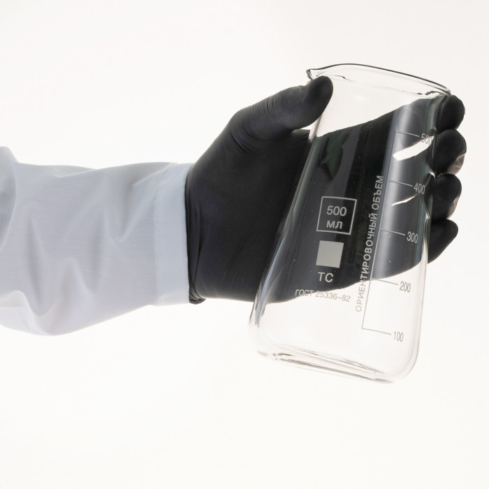 Стакан конический 500 мл (с делениями и носиком, термостойкий)