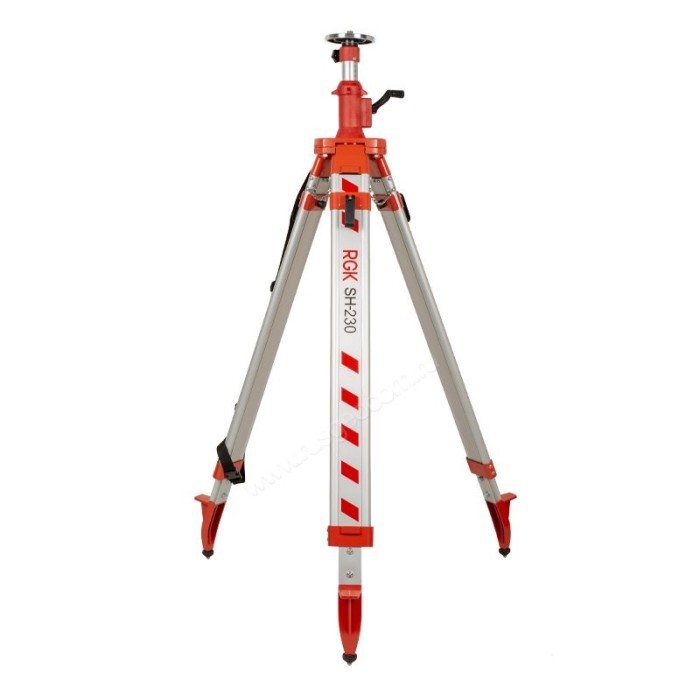 Комплект: ротационный нивелир AMO ROTOR 300G + штатив RGK SH-230 рейка