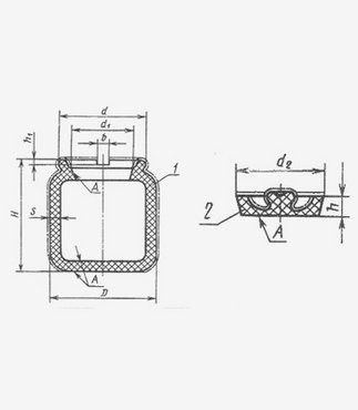Барабан фарфоровый №4, 4000 мл (220 мм х 240 мм), ГОСТ 9147-80