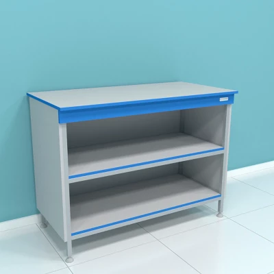 Стол лабораторный с усиленными полками серии "Стандарт" СТ.СЛК.у.120.60.90 HPL16