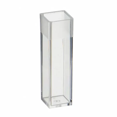 Кювета для анализаторов (спектрофотометров),полумикро,п/с,10*4*45 мм, 0,5-2 мл, уп.100 шт, Aptaca