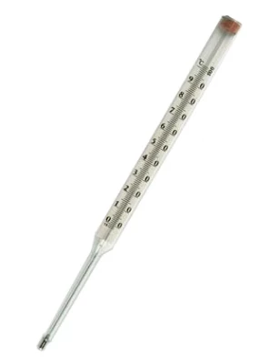 Термометр ТТ П 9 (0...+400) вч 240, нч 103, цд 5, технический стеклянный ртутный