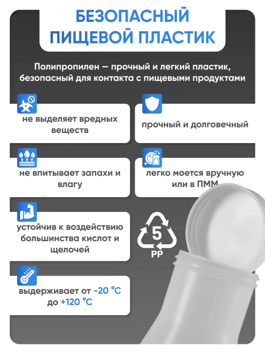 Колба коническая 250 мл, п/п, с крышкой, Лаборио