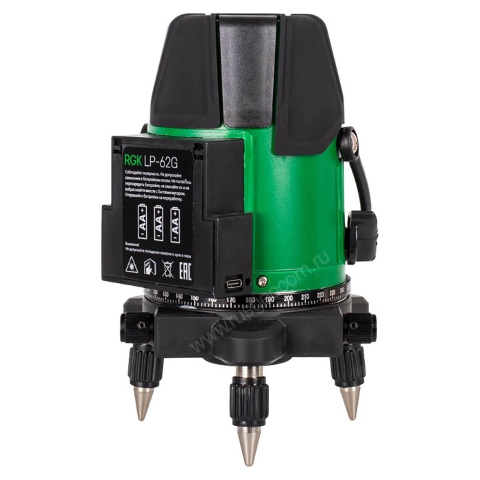 Лазерный уровень RGK LP-62G с калибровкой