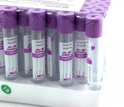 Вакуумные пробирки с ЭДТА К3 Improvacuter 4 мл 13×100 мм для гематологии