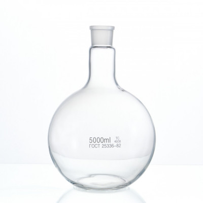 Колба плоскодонная 5000 мл, П-1-5000-45/40 ТС