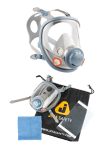 6950-L Полнолицевая маска Jeta Safety с АНТИВАНДАЛЬНЫМ покрытием линзы ChemShield, размер L