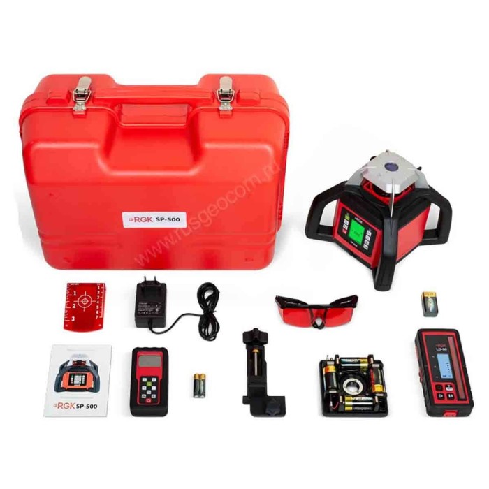 Ротационный нивелир RGK SP-500 с калибровкой