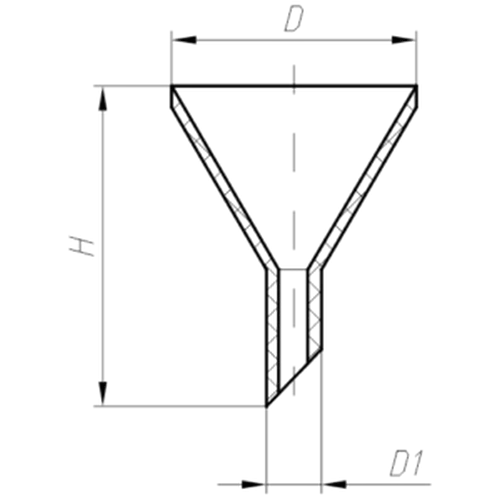 Воронка из фторопласта N2 39мм (100шт.)