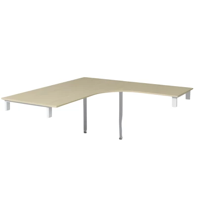 Офисный стол МО-С9 размеры 1500х(700)х1500(500)х750(110) мм