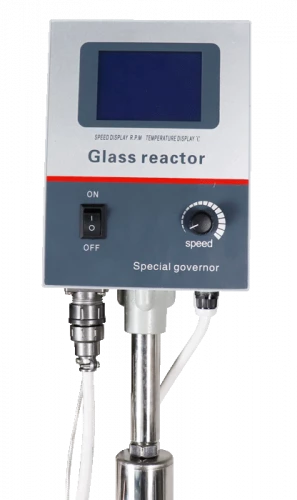 Стеклянный взрывозащищенный реактор с рубашкой, 5 литров