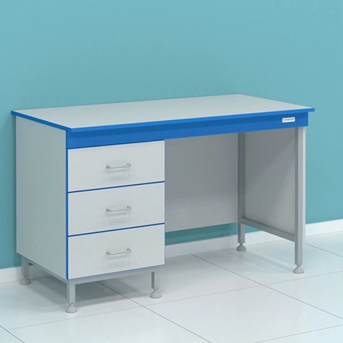 Стол пристенный однотумбовый с ящиками (высота 750 мм) СТ.СП1Я.120.60.75 HPL0.9