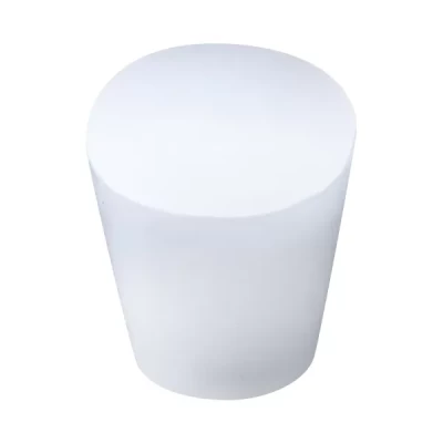 Пробка силиконовая  №14 конусная белая без канала