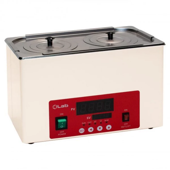 Баня водяная двухместная WBF-02H Optimum, 7 л, Токр+5..100°C, ±0,5