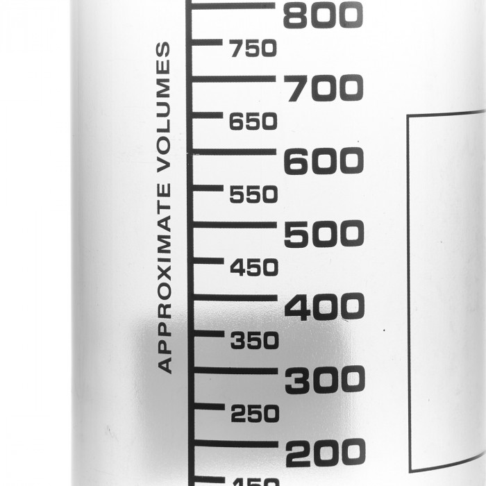 Банка широкогорлая для реактивов 1000 мл, с делениями черного цвета, п/п, LAMAPLAST