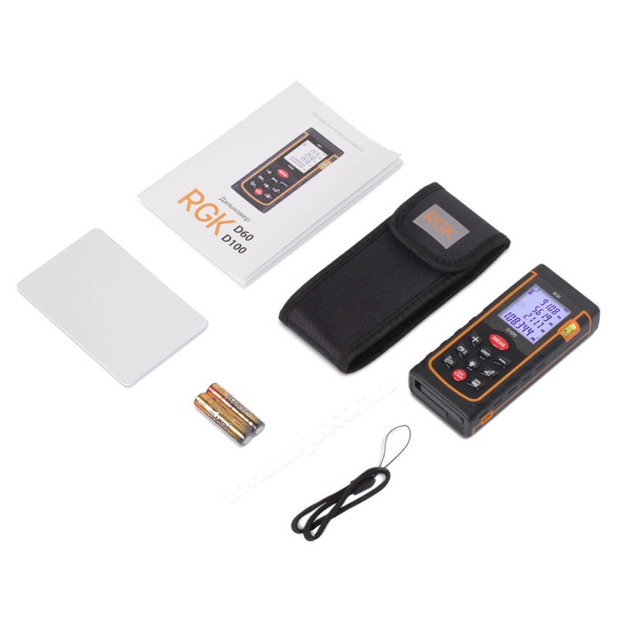 Лазерный дальномер RGK D100 (с поверкой)