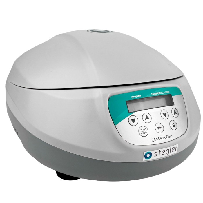 Лабораторная микроцентрифуга Stegler СМ-MicroSpin (до 14500 об/мин, 12×2 мл)