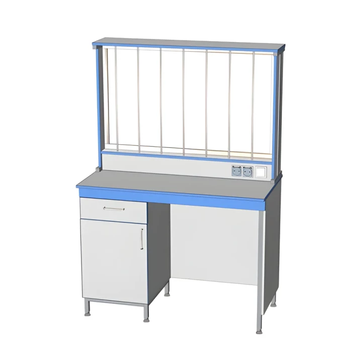 Стол для титрования с дверцей и выдвижным ящиком СТ.СТДЯ.120.60.175 HPL16