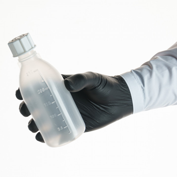 Бутылка градуированная 250 мл, с узким горлом, с крышкой, П/П, Кartell