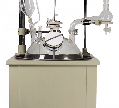 Однослойный стеклянный реактор DF-30L, с ванной