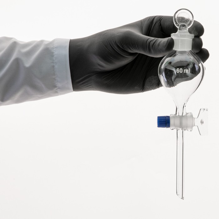 Воронка шарообразная 60 мл с длинным концом