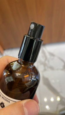 Флакон из темного стекла 100 мл с крышкой-дозатором, стоппером