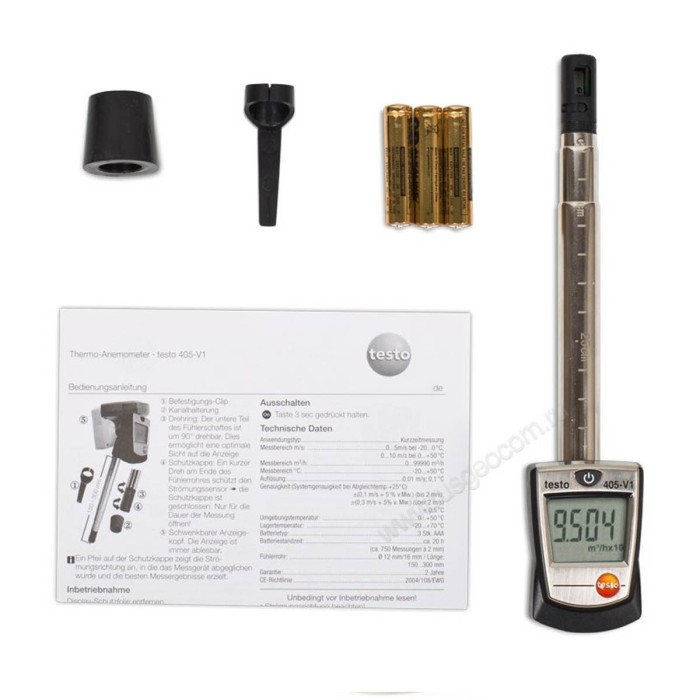 Анемометр Testo 405 с поверкой
