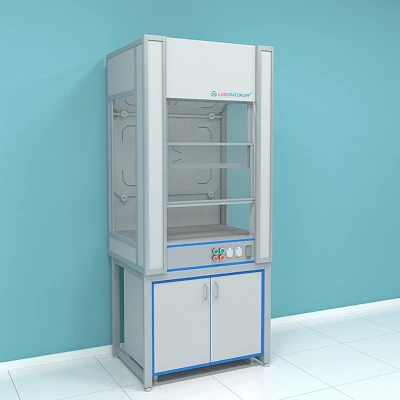 Шкаф вытяжной химически стойкий серии Прагматик ПР.ШВХд.95.75.215 КГ