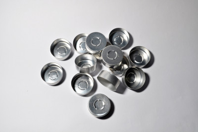 Колпачок алюминиевый 12А20 (К-2-20), для пениц.флак, прошедший престерилиз. очистку, уп. 1000 шт