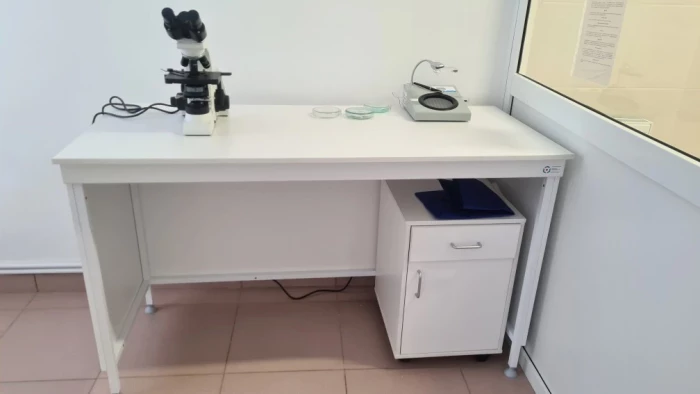 Стол лабораторный для работы стоя серии Стандарт СТ.СЛК.120.60.90 КГ