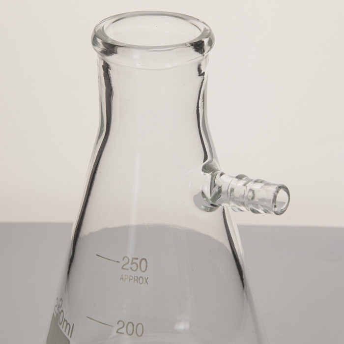 Колба Бунзена 250 мл (с тубусом) 1-250, с цилиндрической горловиной