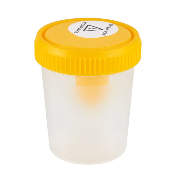 Контейнер 120 мл со встроенным устройством для вакуумного отбора мочи, 250шт