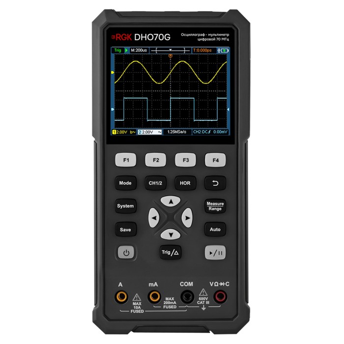 Осциллограф - мультиметр RGK DHO70G